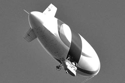Air Travel tourist ride blimp