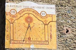 This 19th-century sundial on the