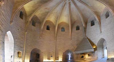 Panorama of the lower room in