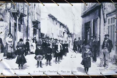 Ancient Ansouis photo (undated) of Place