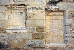 First-century Roman funeral stones from