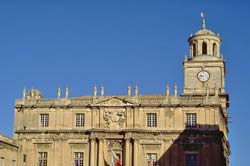Top of the Arles town hall