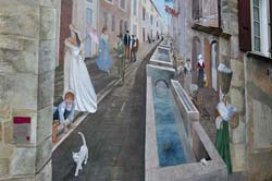 Trompe l'Oeil Rue du Chat in