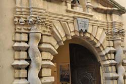 17th century monumental doorway of the