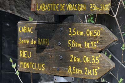 Signpost for many of the loop