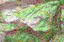 Hiking map Cros-d'Utelle - Madone d'Utelle