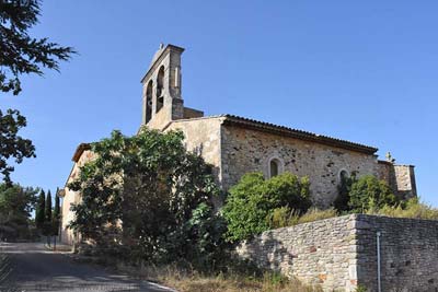 The Gargas village church, viewed from