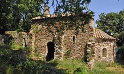 Chapel Saint Saturnin west of Gaujac