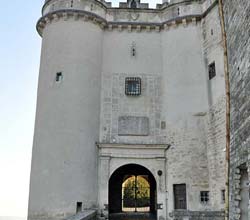 Castle entrance to the Chateau de