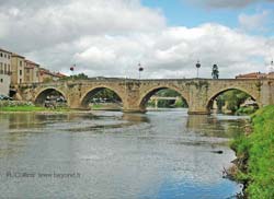 Limoux's 13th-century Pont Neuf (New