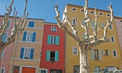 And even brighter colored buildings in