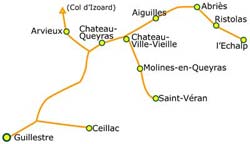 Guil Valley Map