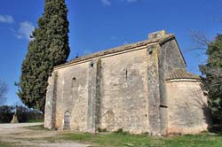 The 12th-century Romanesque chapel Saint