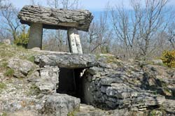 One of the Ferrussac dolmens, near