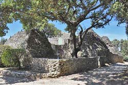 A double dry-stone boire just