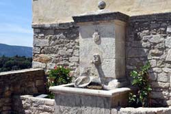 Nice fountain leading into Place de