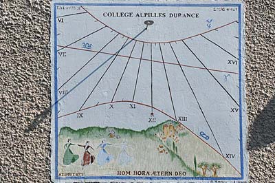 This sundial (<i>cadran solaire</i