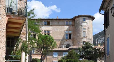 The Chateau du Rustrel viewed from