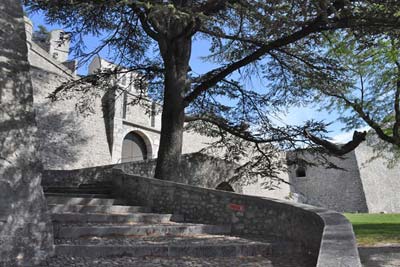Steps up from the Sisteron Citadel