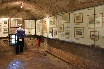One of the small rooms of