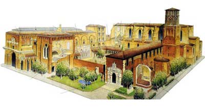 Toulouse Augustins Museum, diagram view