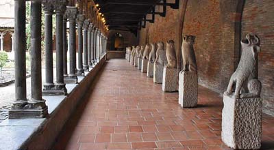 Augustins Museum Cloister, south side with