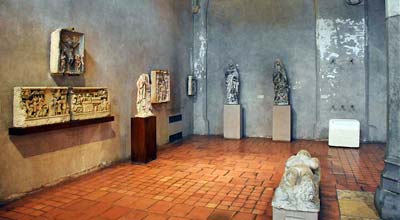 Augustins Museum ground floor Gothic sculptures
