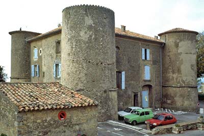 Chateau of Tourtour, in 1995, pre