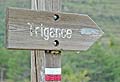 Trigance hiking signpost